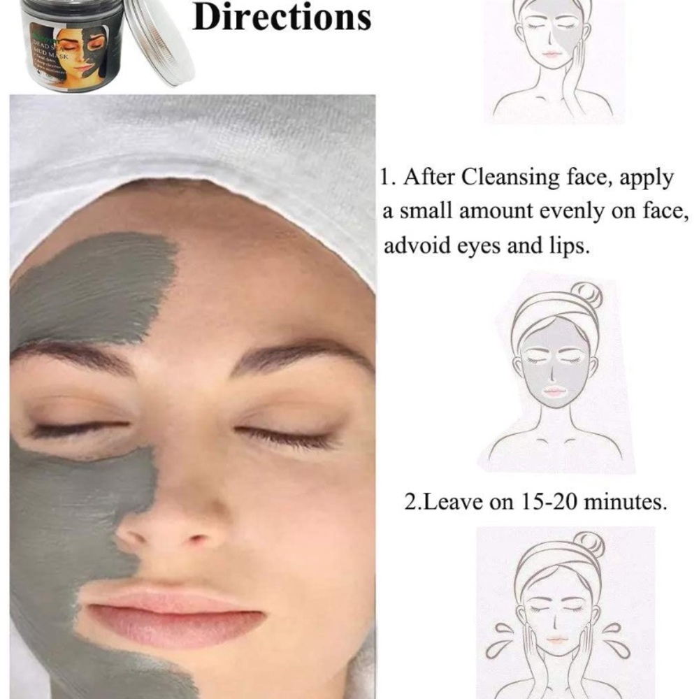 NEW Dead Sea Clarifying Mud Mask for Face or Body - Picture 5 of 11